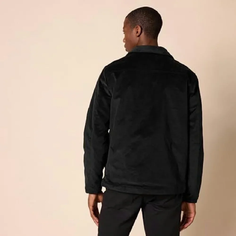 Men's Corduroy Work Jacket Regular Fit Lightweight Insulated
